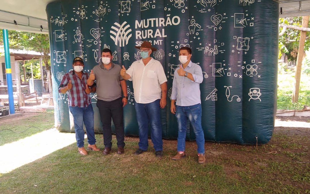 Prefeitura de Santa Terezinha, Senar-MT e Sindicato Rural de Vila Rica realizam grande Mutirão Rural no distrito de Antônio Rosa