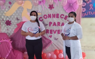 Fotos – Secretaria de Saúde realiza ‘Campanha Outubro Rosa’ na UBS Urbano em Santa Terezinha