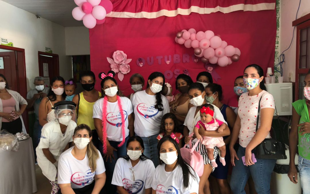 Fotos – Secretaria de Saúde de Santa Terezinha realiza ‘Campanha Outubro Rosa’ na UBS Rural