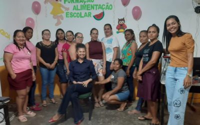 Secretaria de Educação de Santa Terezinha realiza Formação de Alimentação Escolar com as agentes de nutrição da rede municipal!