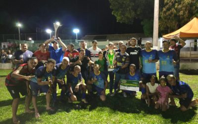 Santa Terezinha realiza campeonatos de futebol society Master e Veteranos; equipe local vence torneio